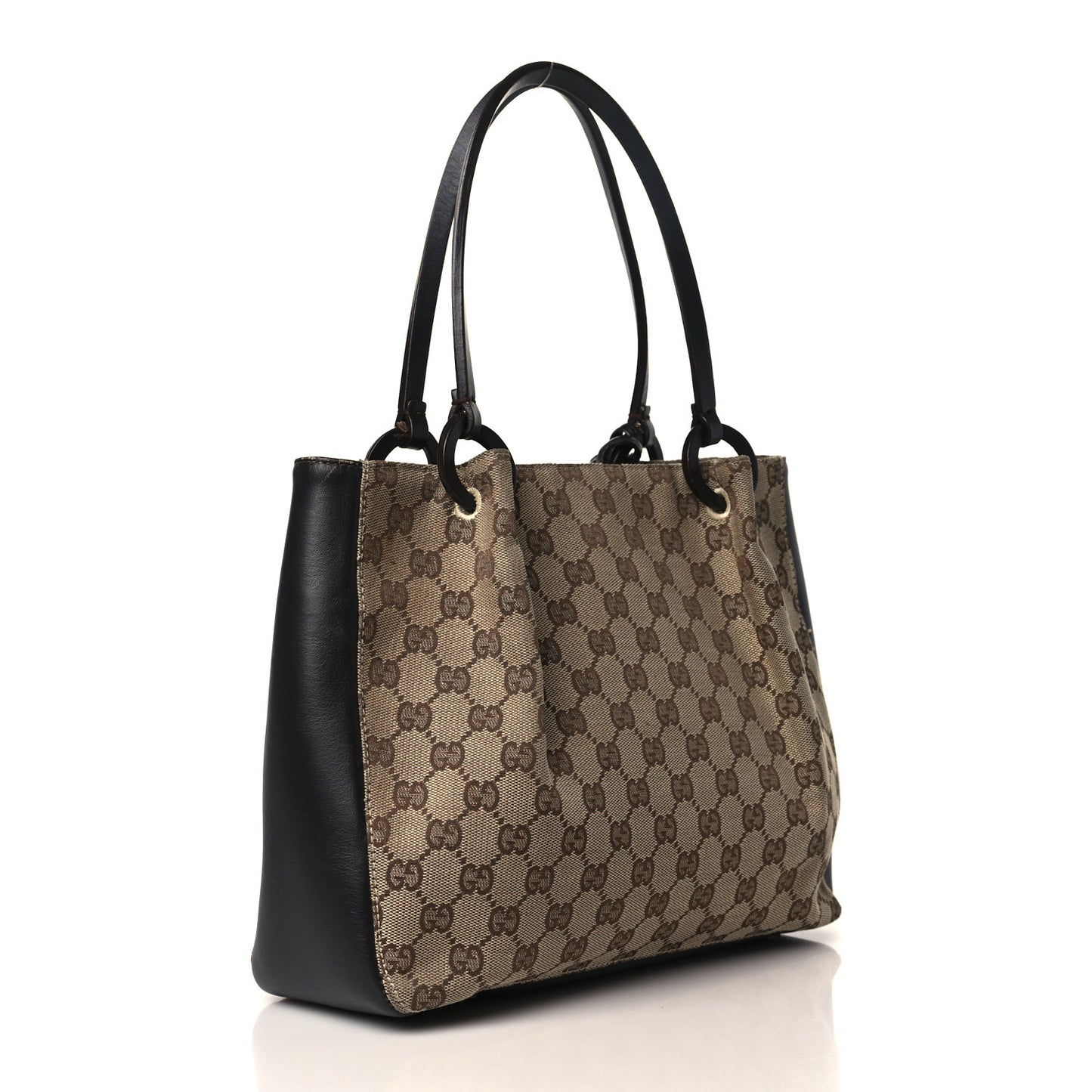 Monogram Small Tote Dark Brown