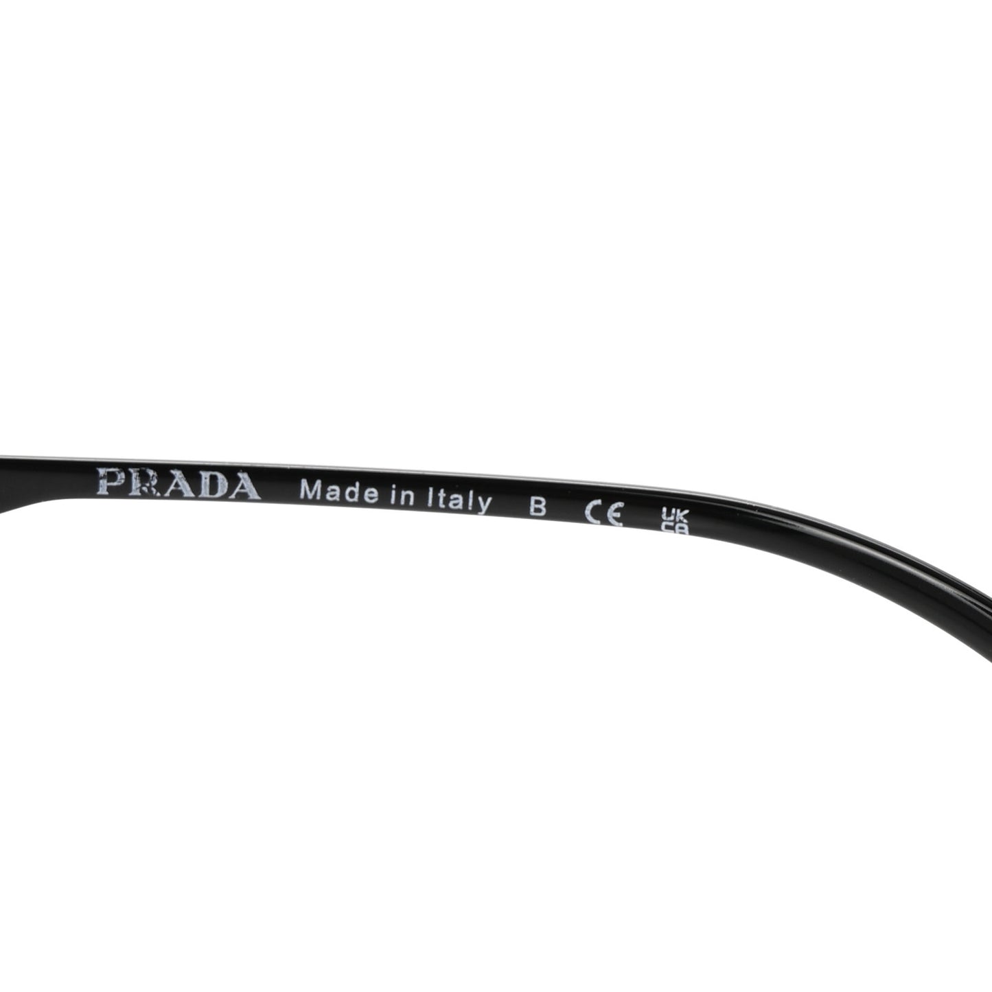 Acetate Sunglasses SPR 14Y Black Slate Gray