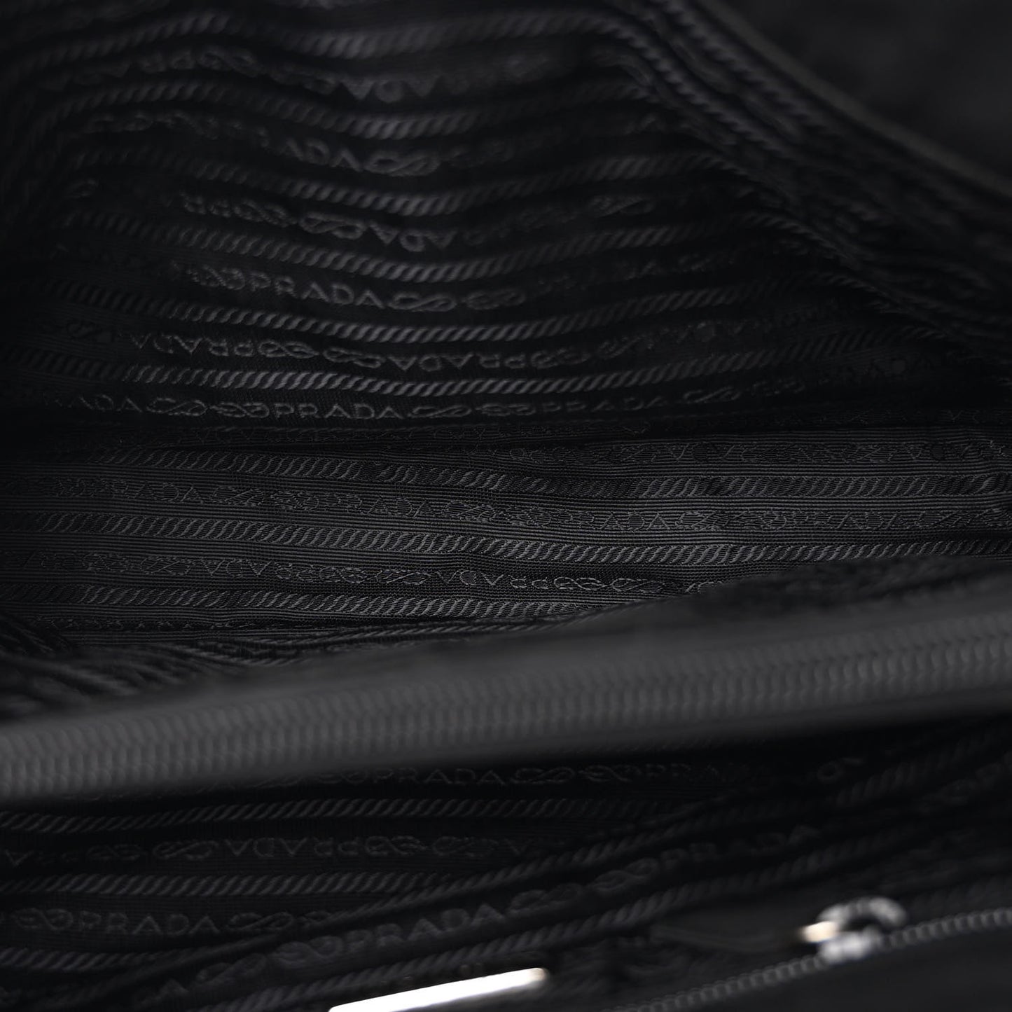 Tessuto Nylon Bacheli Shoulder Bag Black