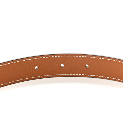 Hermes Swift Epsom 24mm Mini Belt 70 Black Gold 3 of 6