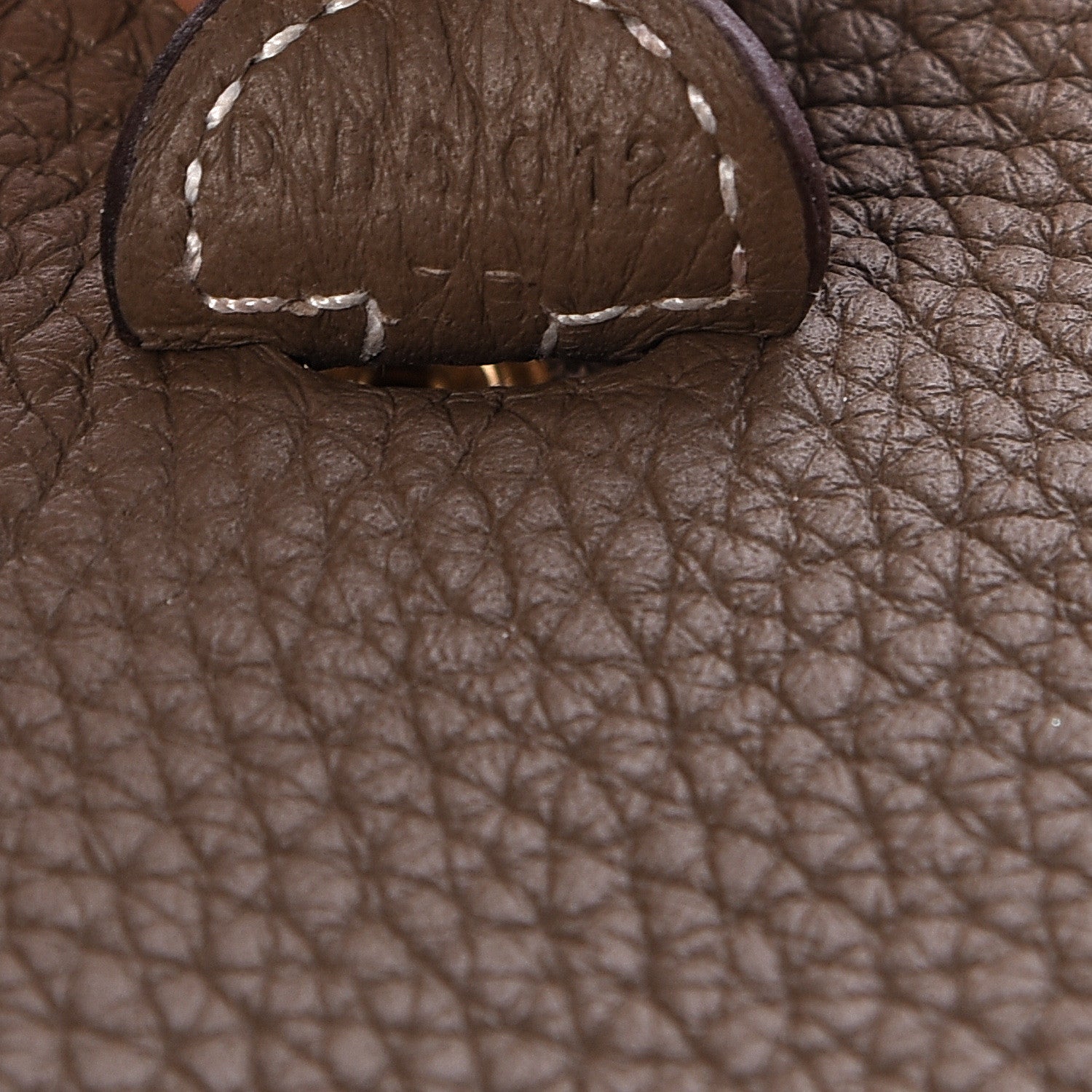 Hermes Taurillon Clemence Amazone Evelyne TPM Etoupe Bleu Indigo 7 of 11
