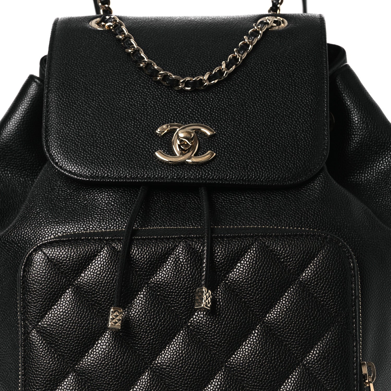 Chanel Caviar Quilted Business Affinity Backpack Black 8 of 12