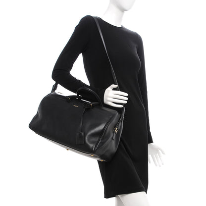 Saint Laurent Calfskin Classic Duffle 12 Black 2 of 10