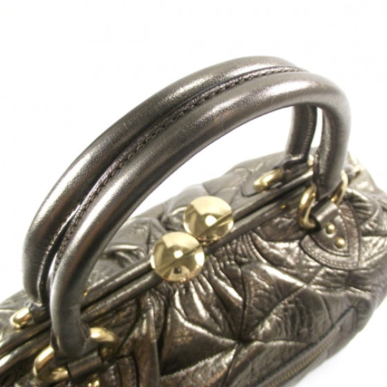 Metallic Patchwork Stam Bronze