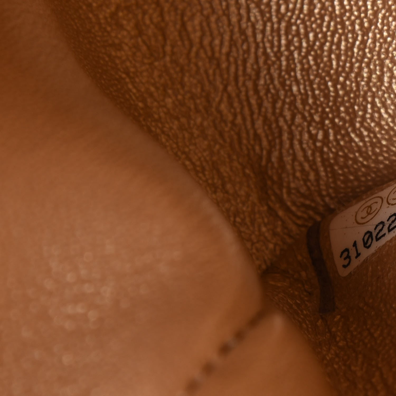 Chanel Metallic Lambskin Quilted Mini Square Flap Gold 9 of 10