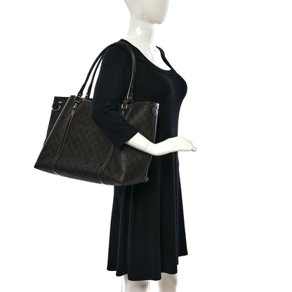 Gucci GG Plus Monogram Large Joy Tote Dark Brown 2 of 11
