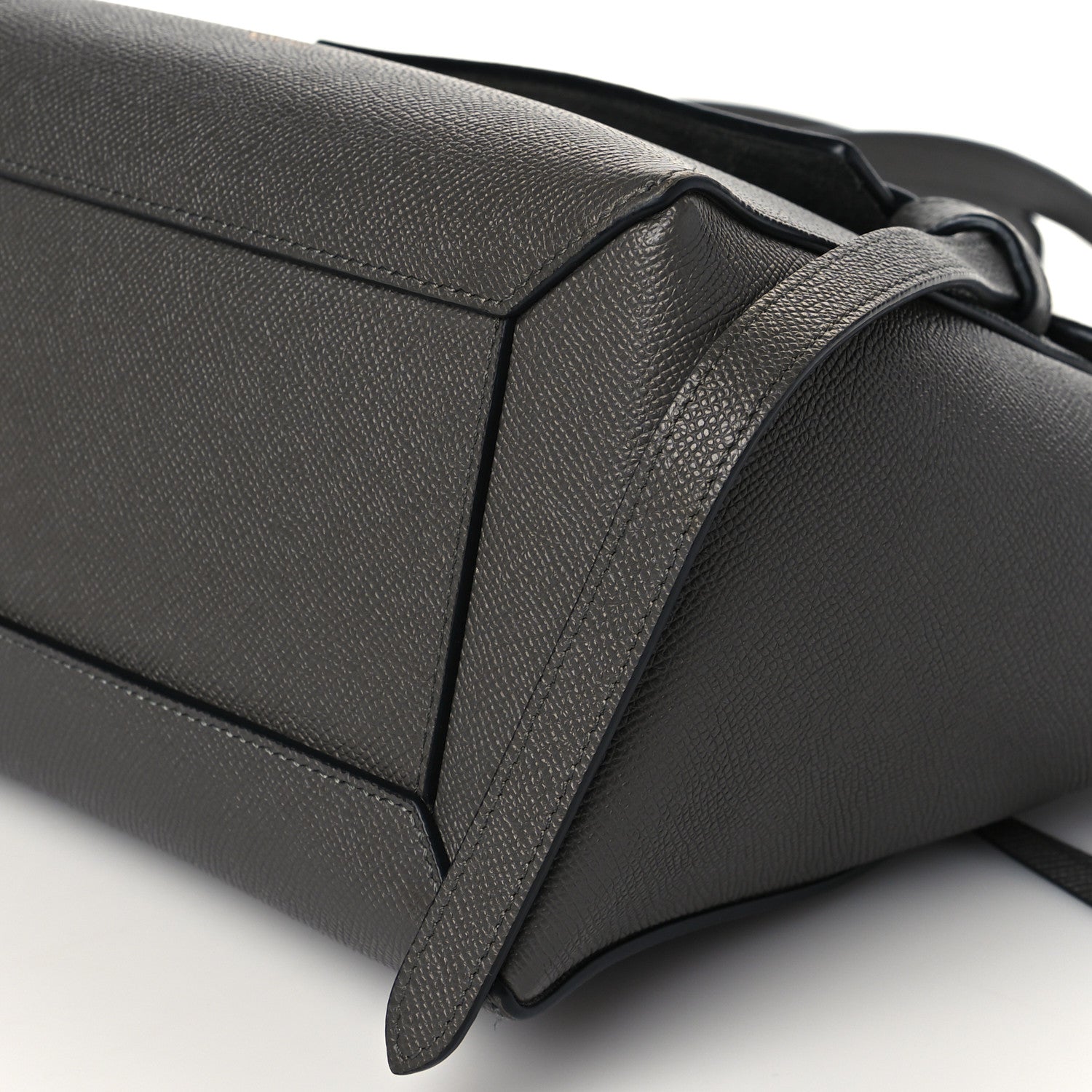 Celine Grained Calfskin Micro Belt Bag Grey 10 of 10