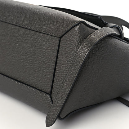 Celine Grained Calfskin Micro Belt Bag Grey 10 of 10