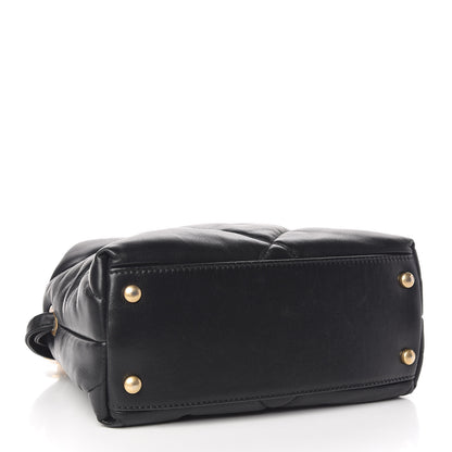 Chanel Lambskin Quilted Small Bowling Bag Black 4 of 10