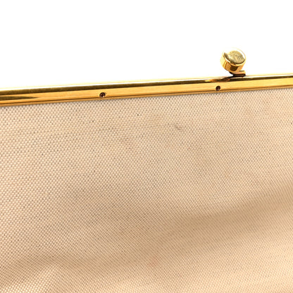 Saint Laurent Raffia Monogram Medium Sac Charnerie Naturale Brick 12 of 13