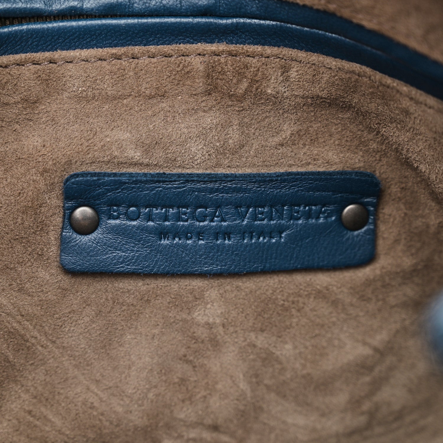 Bottega Veneta Nappa Intrecciato Nodini Crossbody Messenger Blue 7 of 12