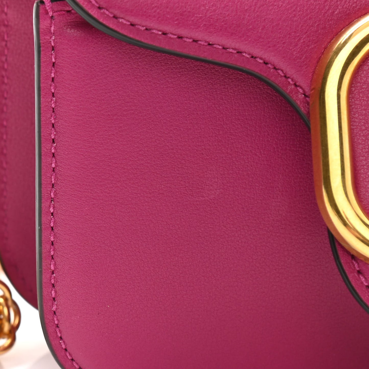 Calfskin Vlogo Small Loco Shoulder Bag Rose Violet