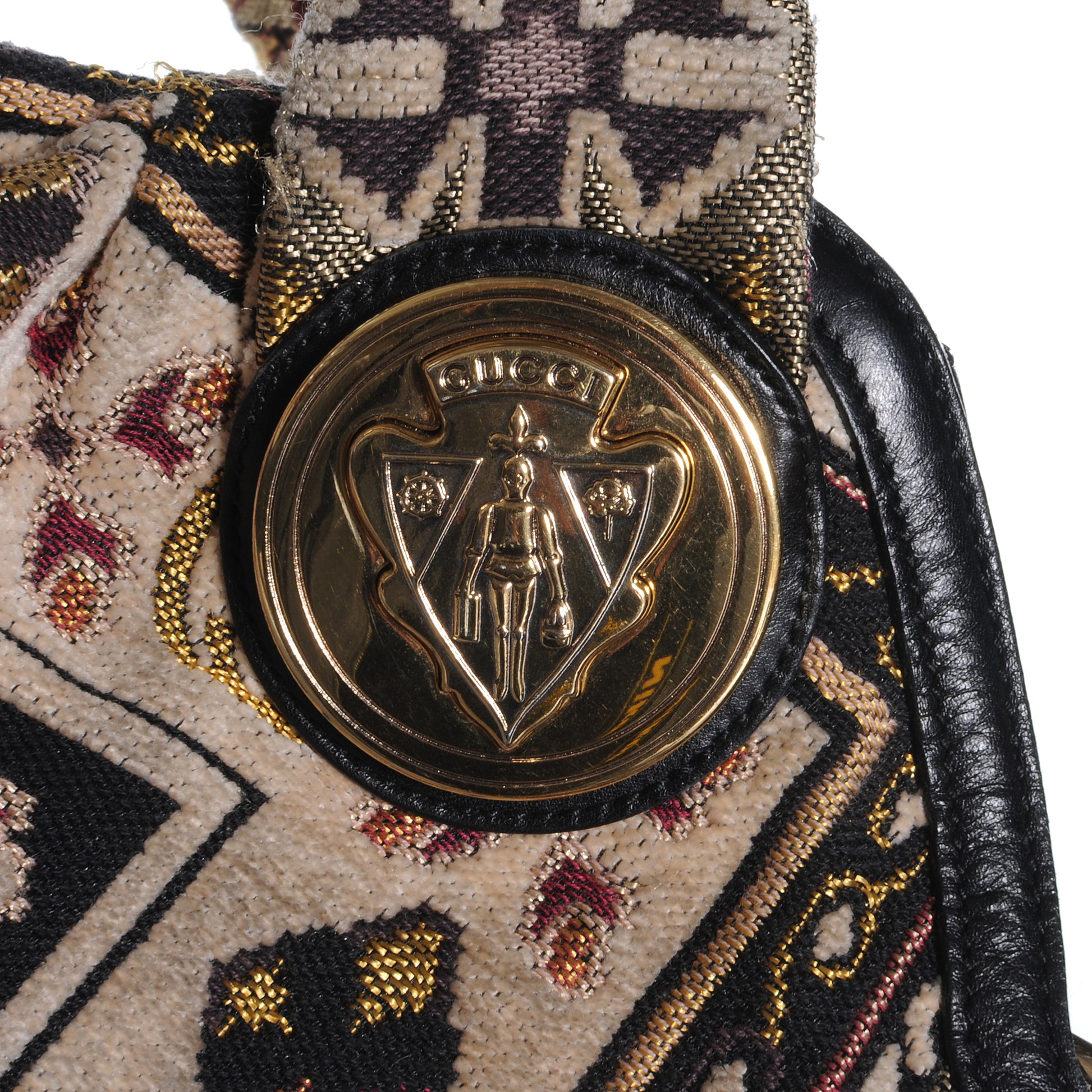 Gucci Tapestry Medium Hysteria Tote 5 of 8