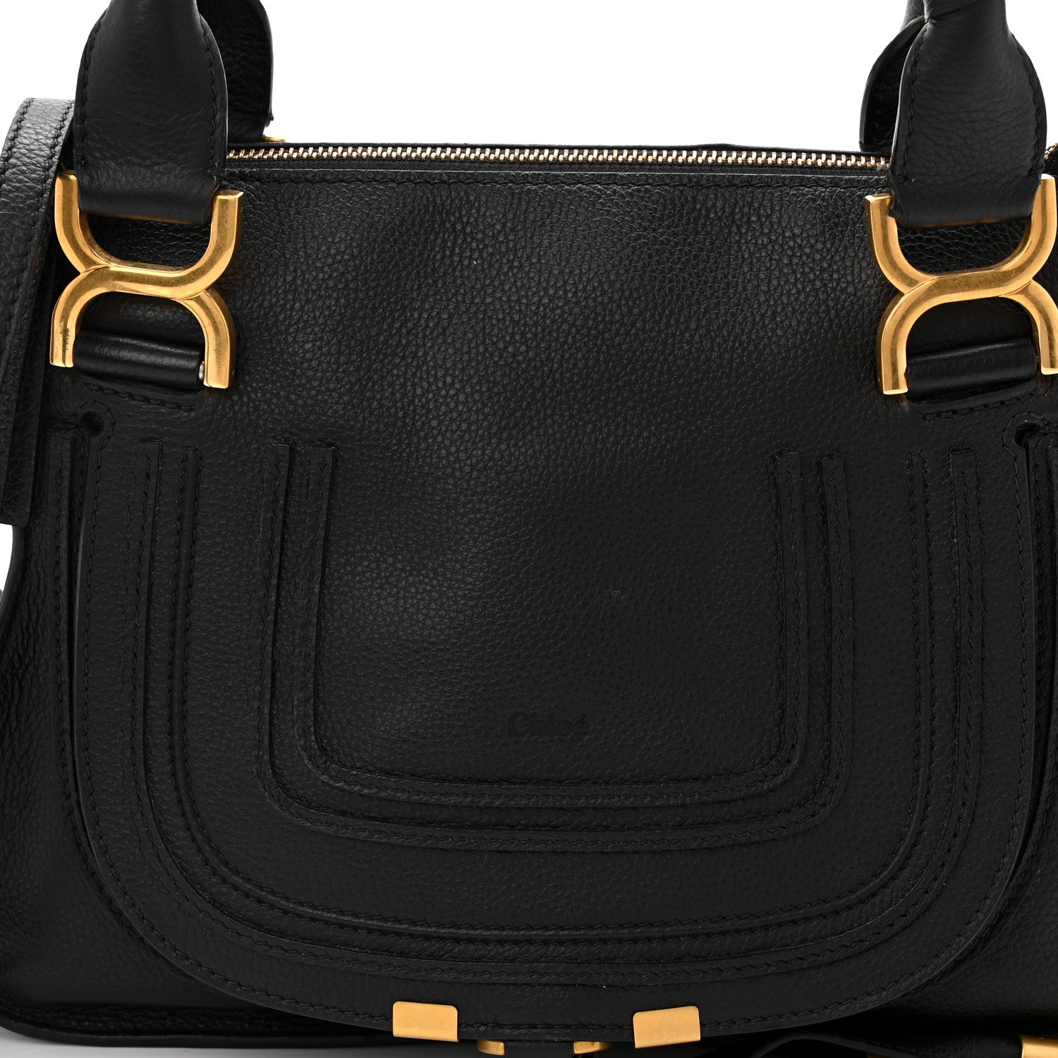 Chloe Calfskin Small Marcie Satchel Black 8 of 11