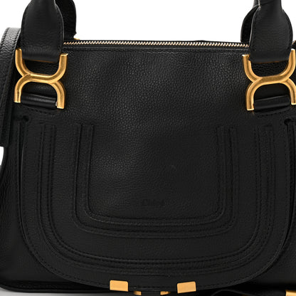 Chloe Calfskin Small Marcie Satchel Black 8 of 11