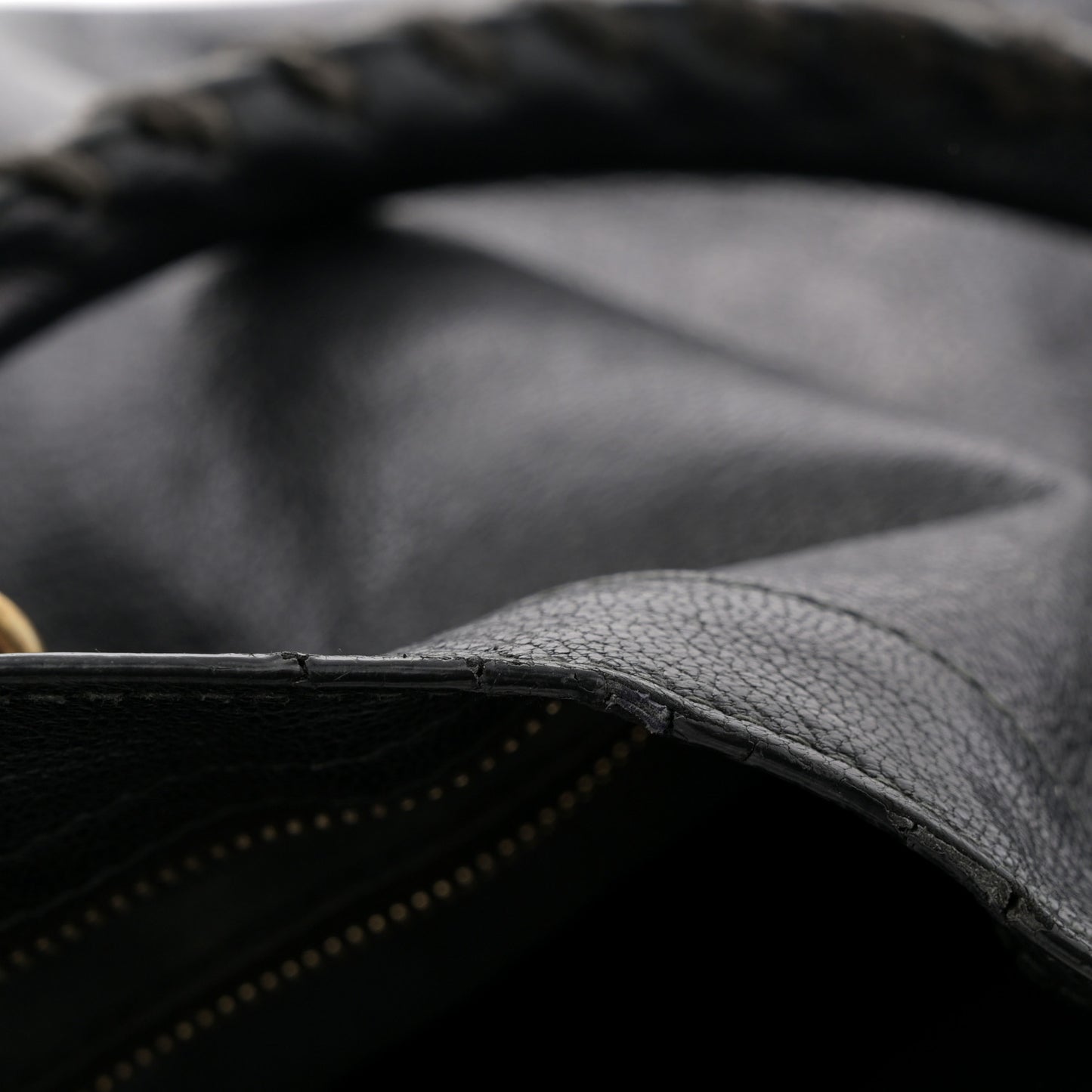 Agneau Classic Gold Hardware City Black