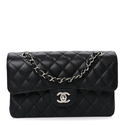 Chanel Caviar Quilted Small Double Flap Black Black 1 of 11