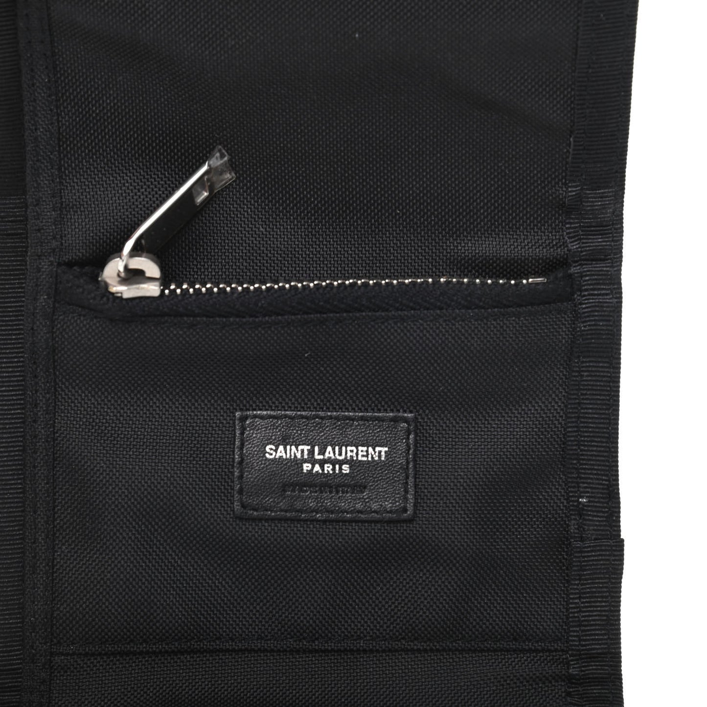 Nylon Constellation Print Tiny Buffalo Wallet Black