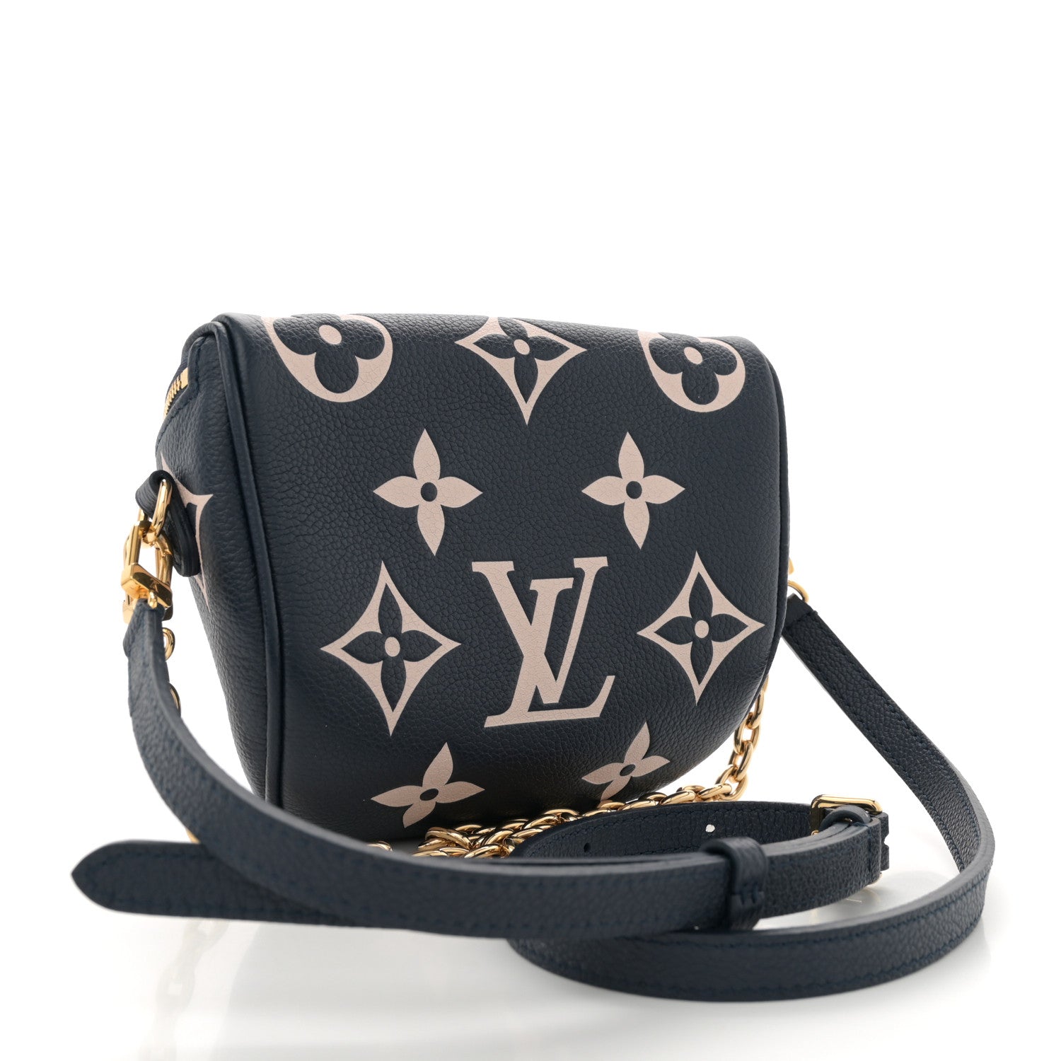 Louis Vuitton Empreinte Monogram Giant Mini By The Pool Bumbag Blue Beige 3 of 10