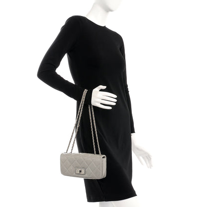Chanel Patent Quilted Mademoiselle East West Flap Light Gray 2 of 13
