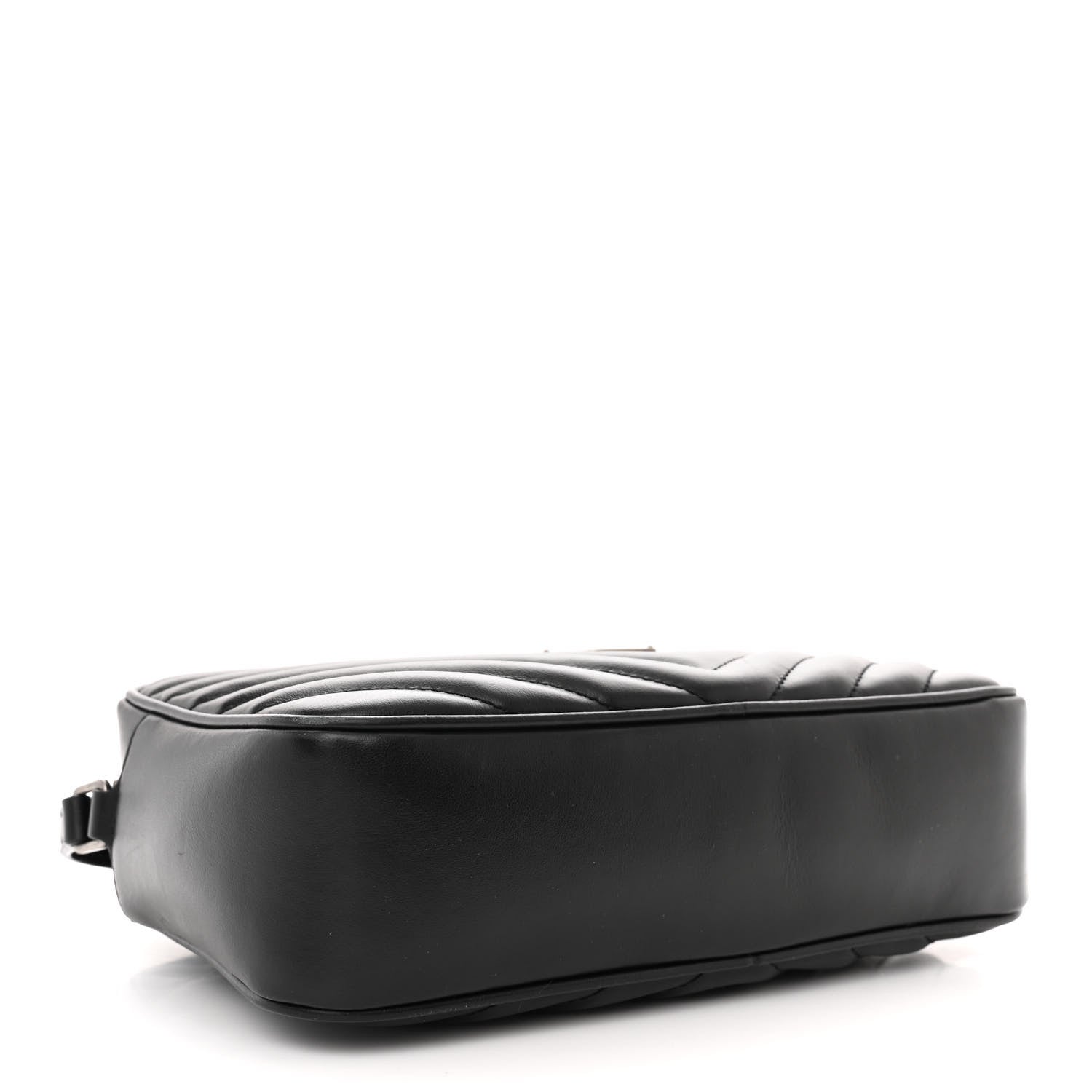 Saint Laurent Calfskin Matelasse Monogram Lou Camera Bag Black 4 of 14