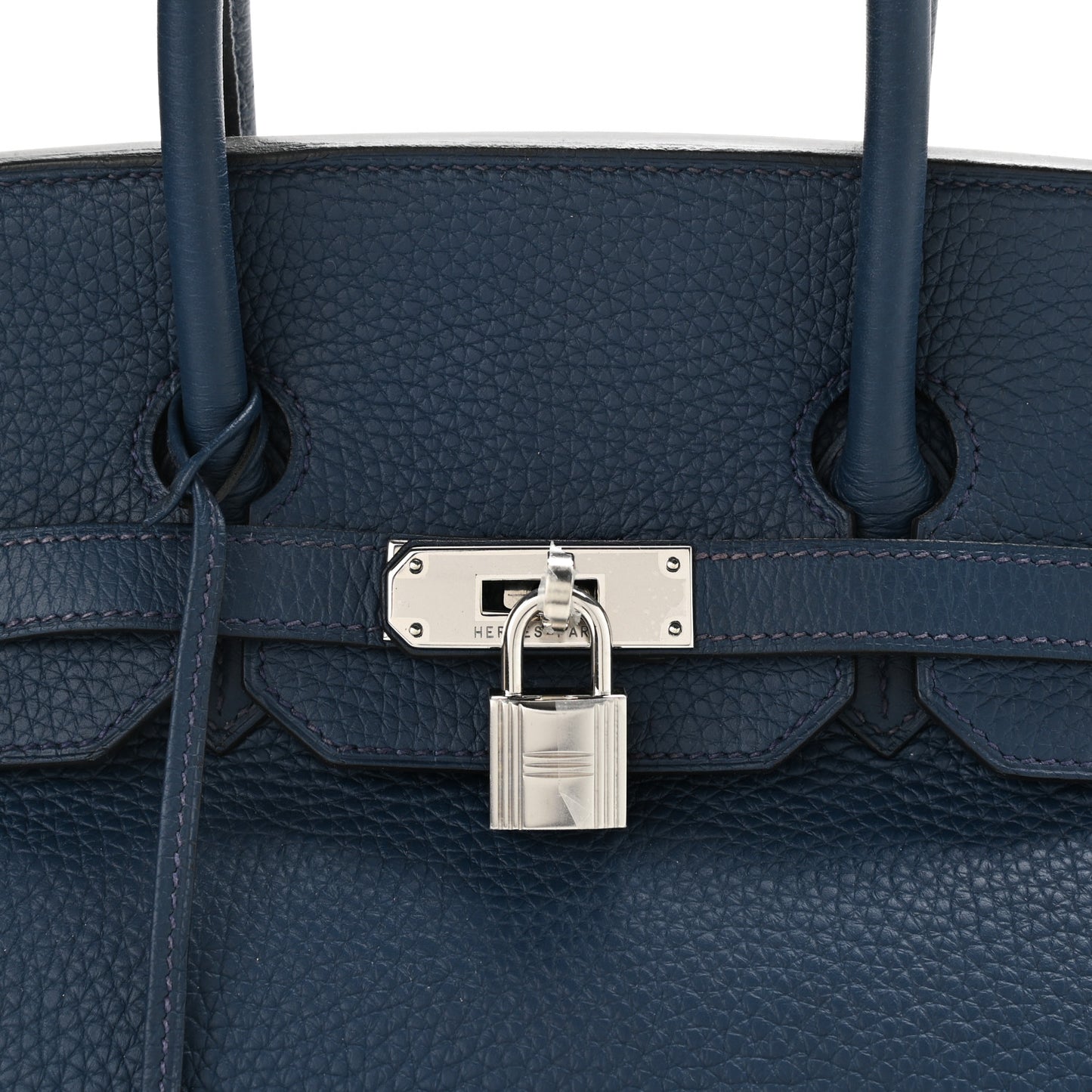 Taurillon Clemence Birkin 35 Bleu De Malte