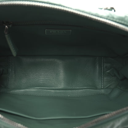 Prada Nappa Antique Medium Re-Edition 2001 Two Handle Bag Green 5 of 9