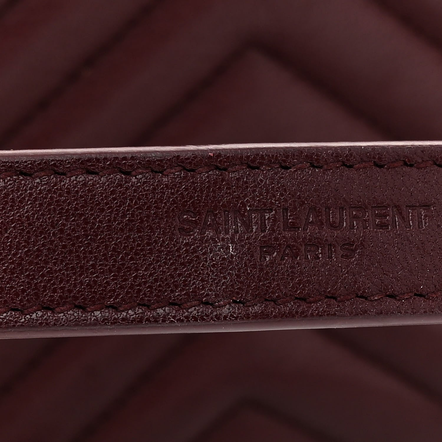 Saint Laurent Sheepskin Matelasse Chevron Monogram Medium College Bag Old Brandy 12 of 16