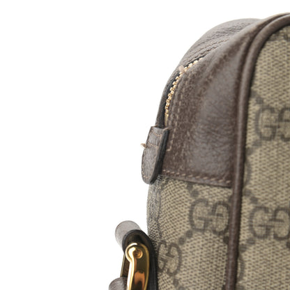 Gucci GG Supreme Monogram Web Small Ophidia Shoulder Bag Brown 16 of 21