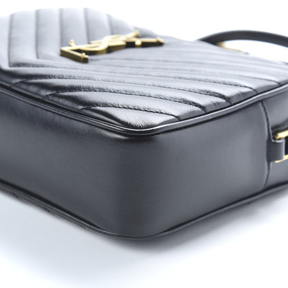 Saint Laurent Calfskin Matelasse Monogram Lou Camera Bag Black 6 of 8
