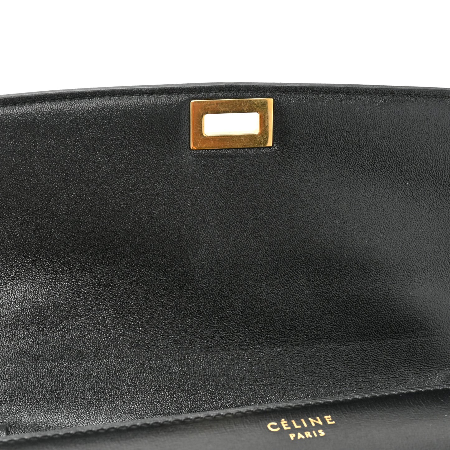 Box Calfskin Medium Classic Box Flap Black