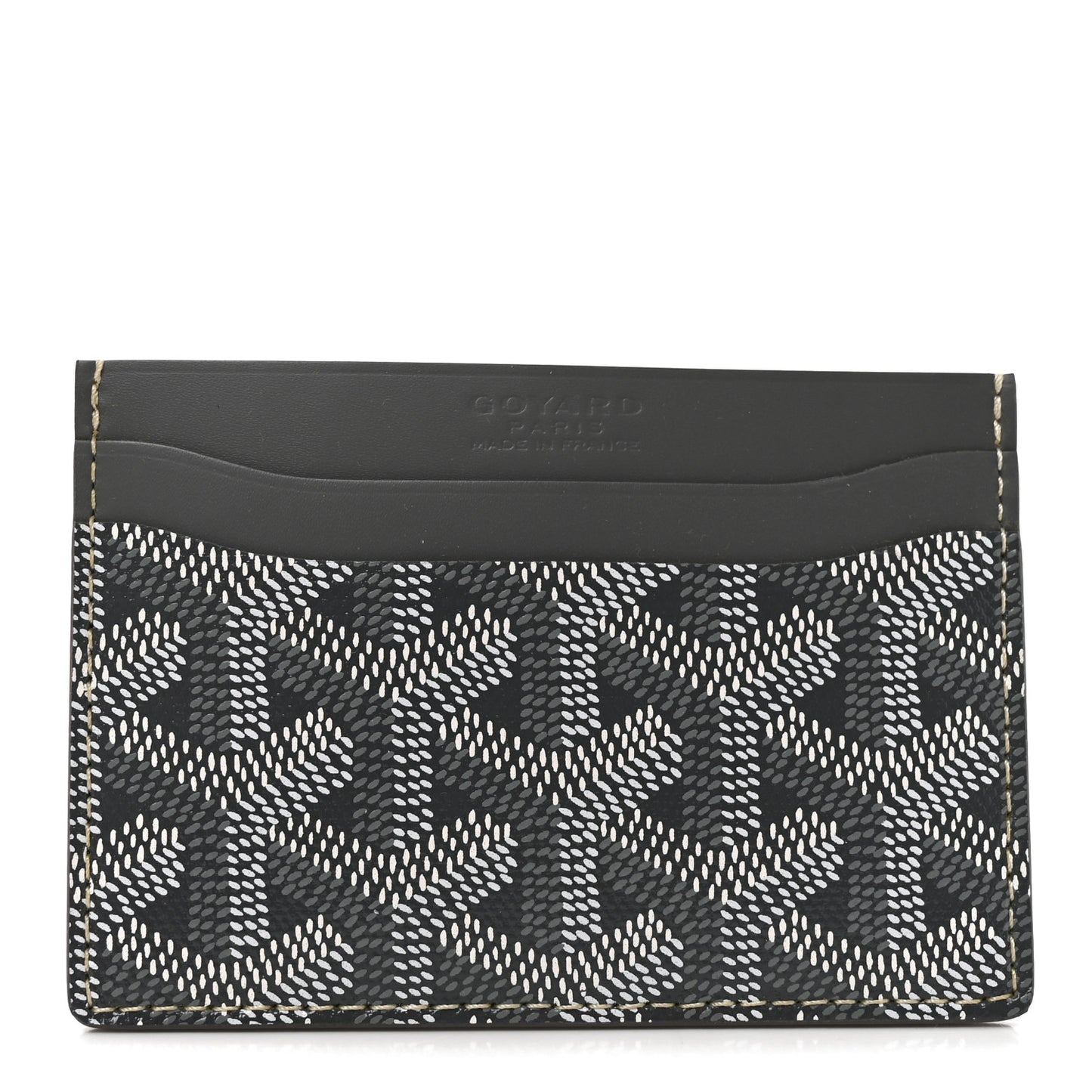 Goyardine Saint Sulpice Card Holder Grey
