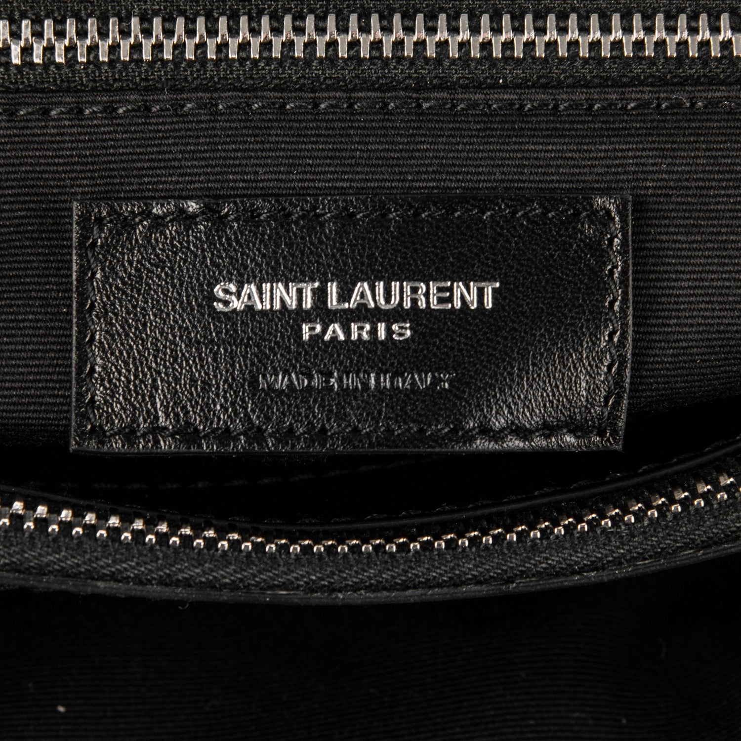 Saint Laurent Calfskin Y Quilted Monogram Large Loulou Chain Satchel Black 7 of 8