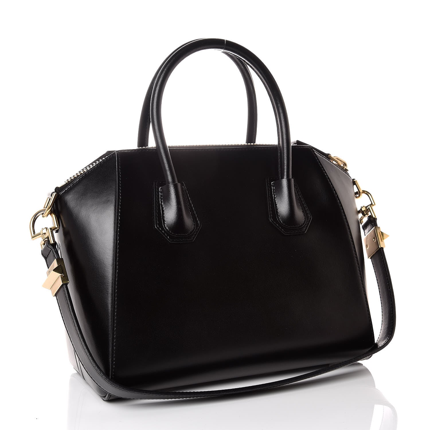 Givenchy Shiny Lord Calfskin Small Antigona Black 3 of 9