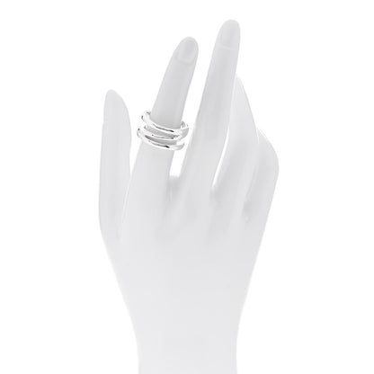 Tiffany Sterling Silver Zig Zag Ring 53 6.5 2 of 4