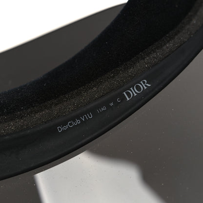 Christian Dior Mirrored DiorClubV1U Sun Visor Black 5 of 6