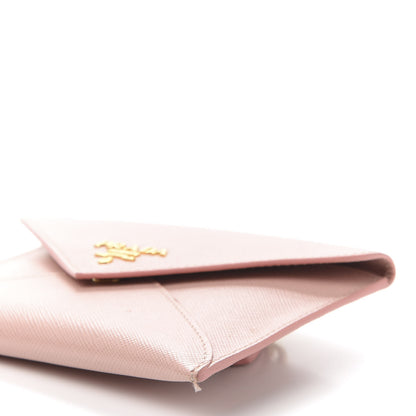 Prada Saffiano Metal Envelope Wallet Orchidea 9 of 12