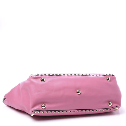 Valentino Garavani Vitello Medium Rockstud Tote Ninphea 3 of 11