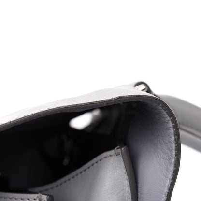 Givenchy Lambskin Medium Shark Lock Satchel Grey 14 of 16
