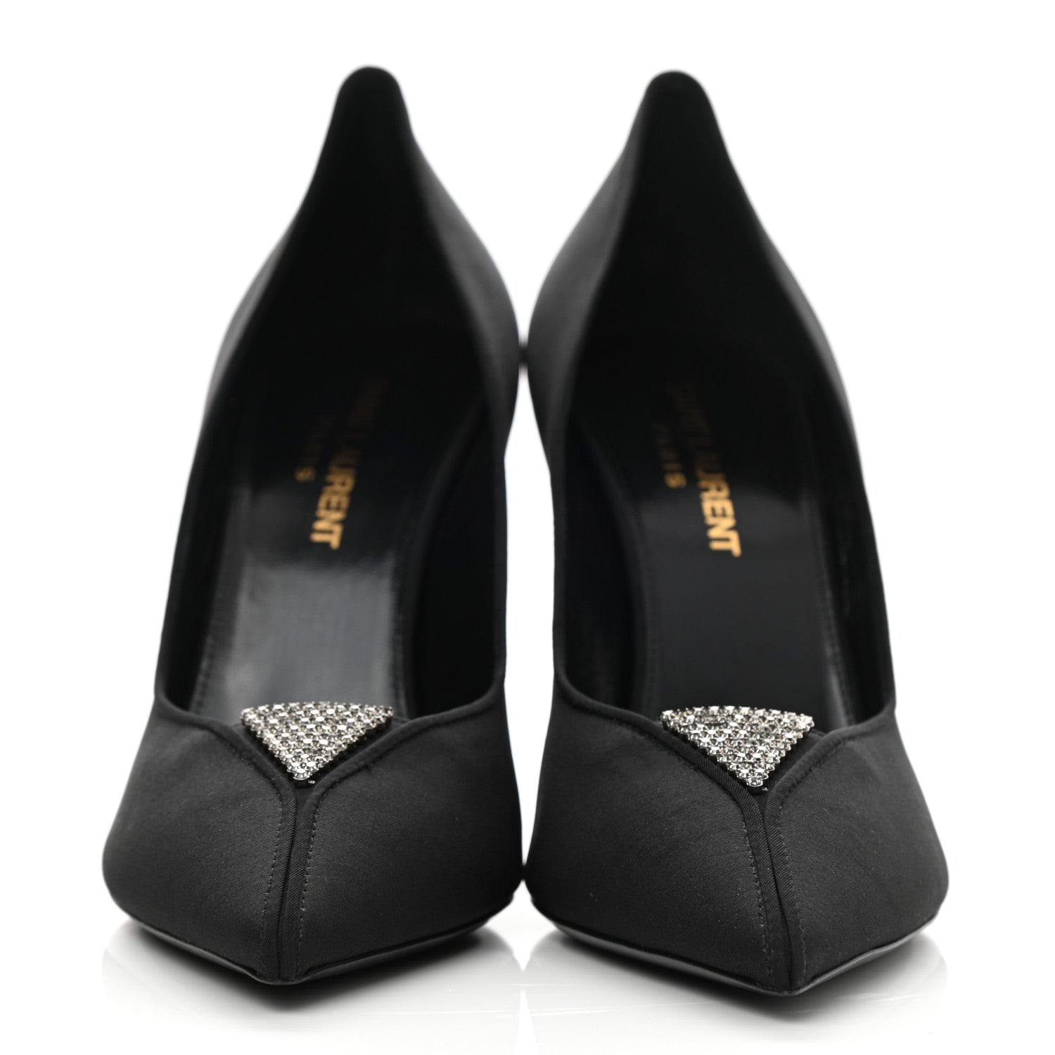Saint Laurent Canvas Faille Paris 95 Pumps 36 Black 2 of 9