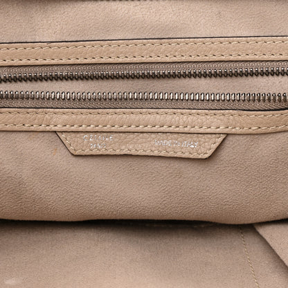 Celine Drummed Calfskin Mini Luggage Dune 6 of 26