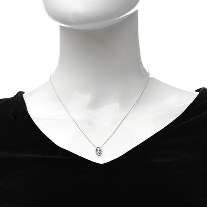 Roberto Coin 18K White Gold Diamond Barocco Pendant Necklace 2 of 5