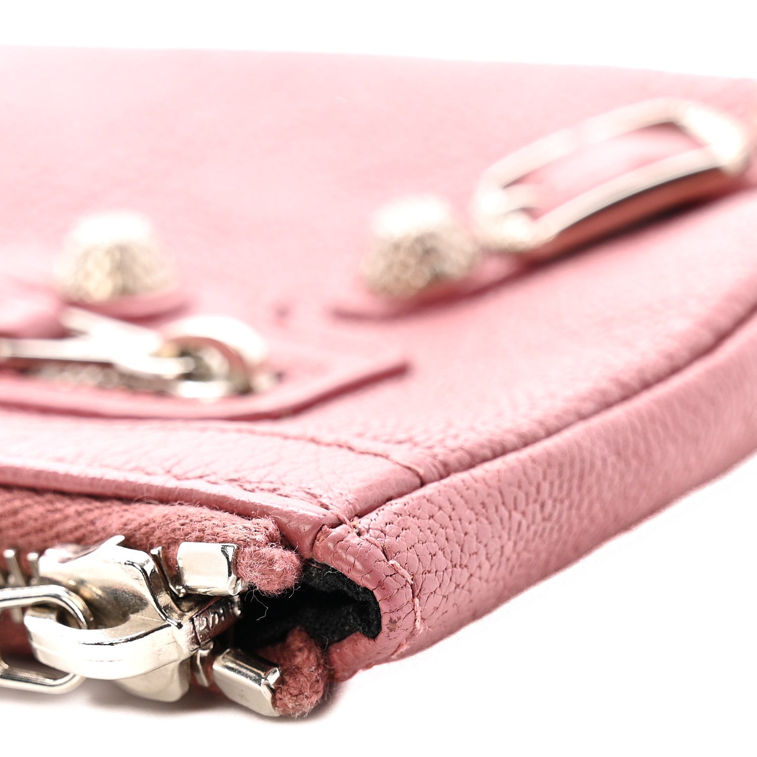 Balenciaga Agneau Giant 12 Silver Hardware M Porte-Monnaie Coin