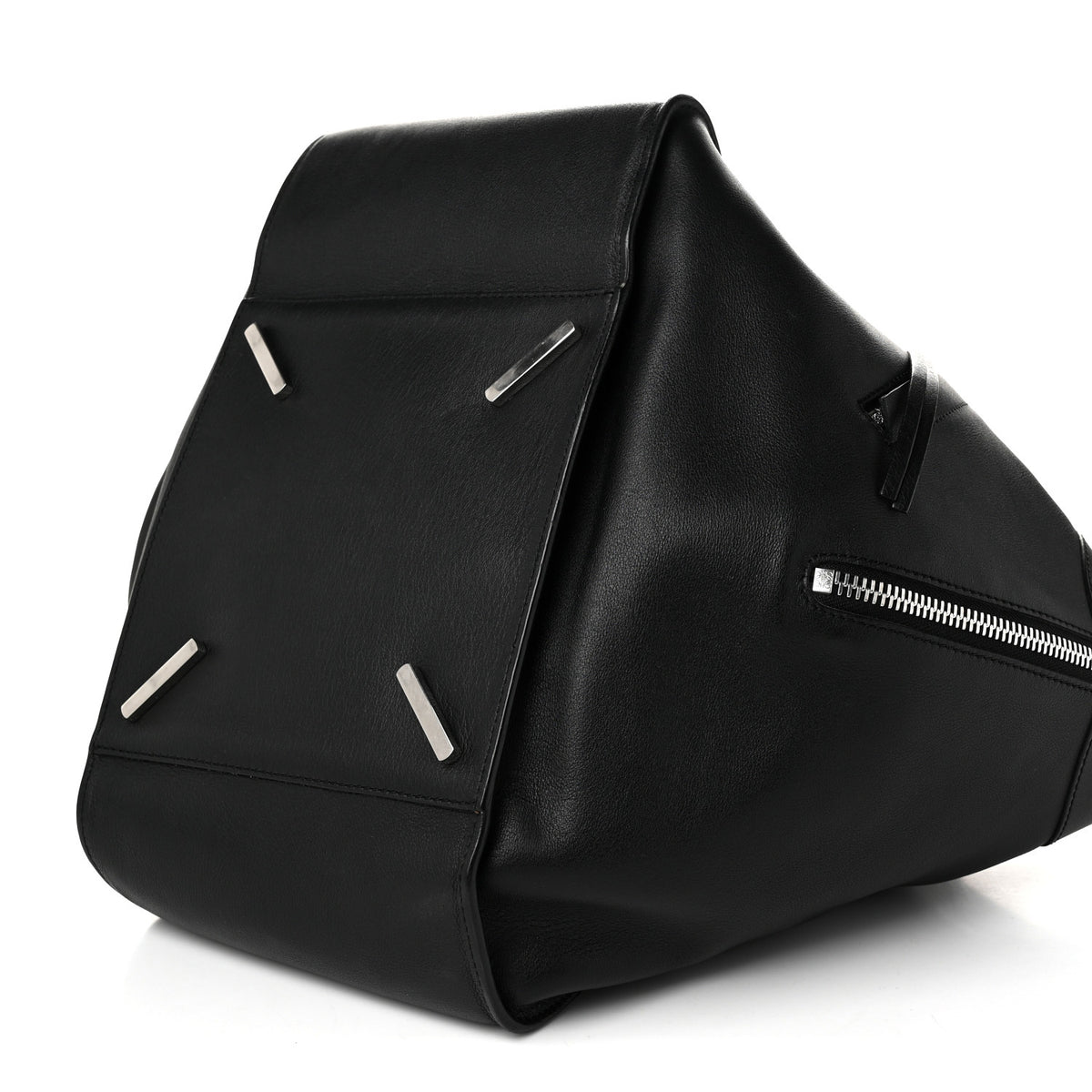 Calfskin Medium Hammock Shoulder Bag Black