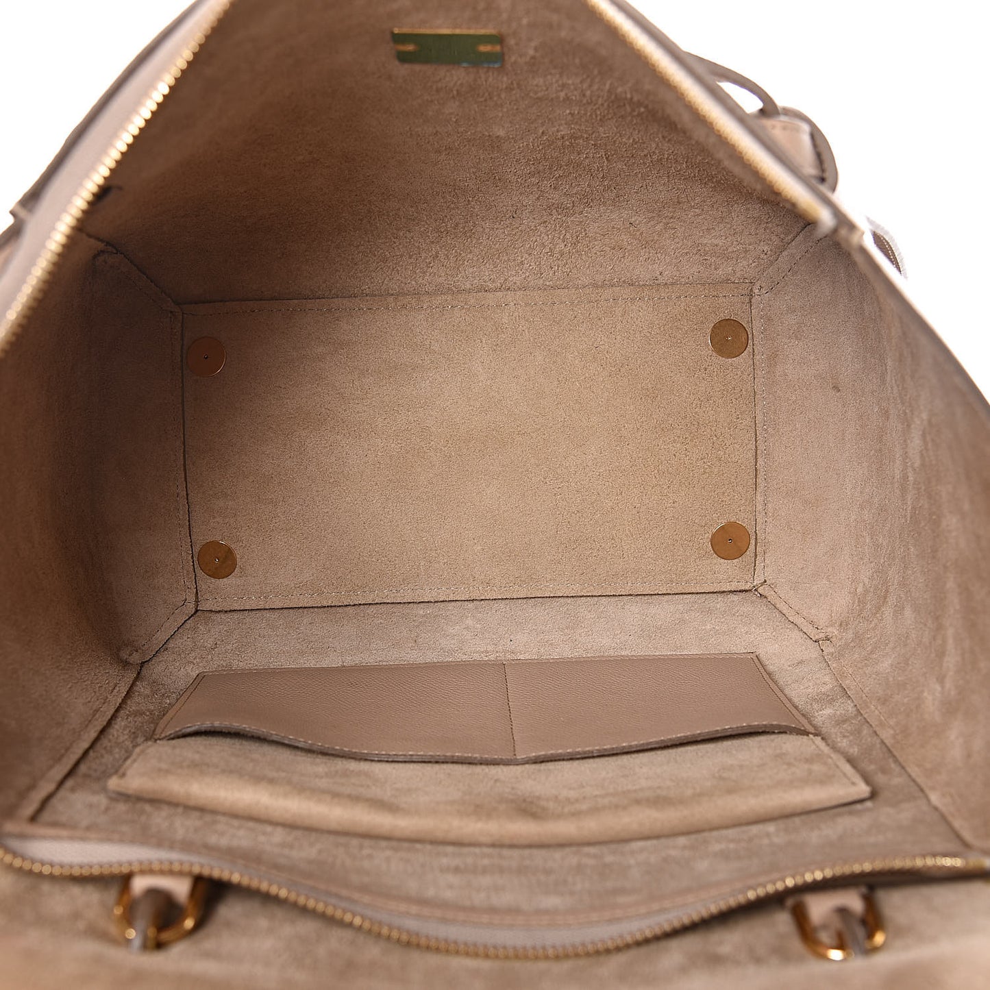 Grained Calfskin Mini Belt Bag Light Taupe