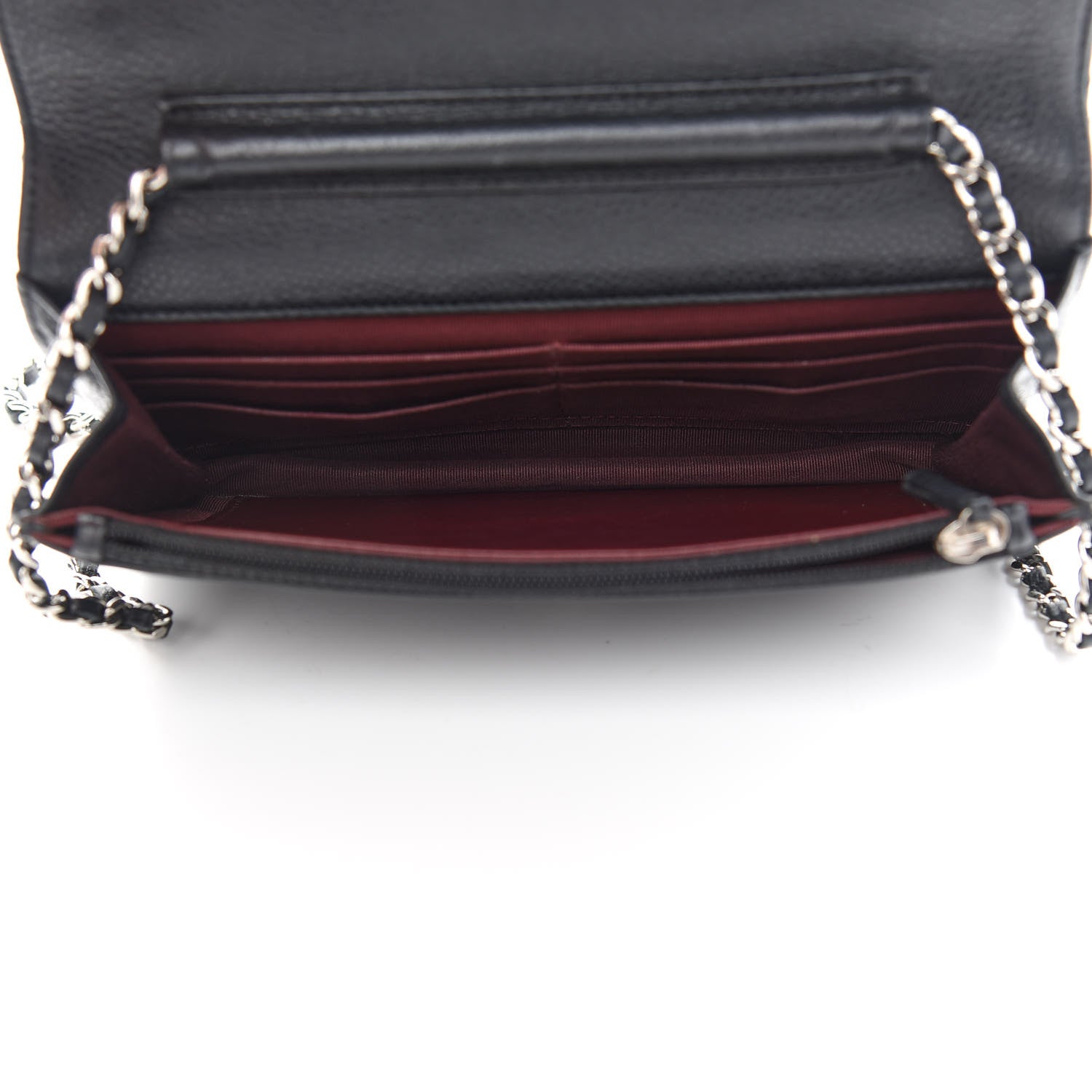 Chanel Caviar Quilted Wallet On Chain WOC Black 5 of 10