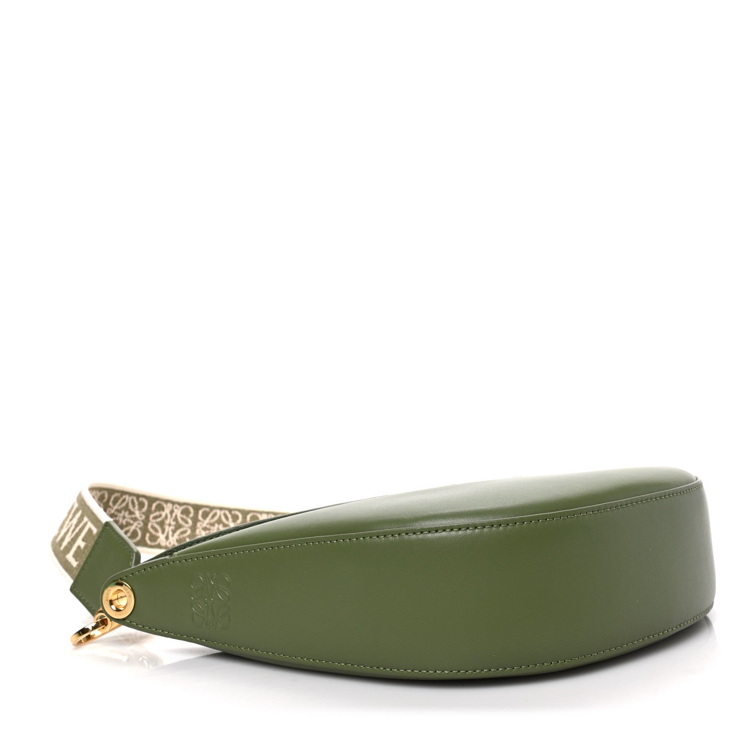 Loewe Satin Calfskin Jacquard Small Luna Bag Avocado Green 4 of 8