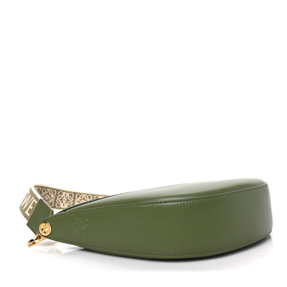 Loewe Satin Calfskin Jacquard Small Luna Bag Avocado Green 4 of 8