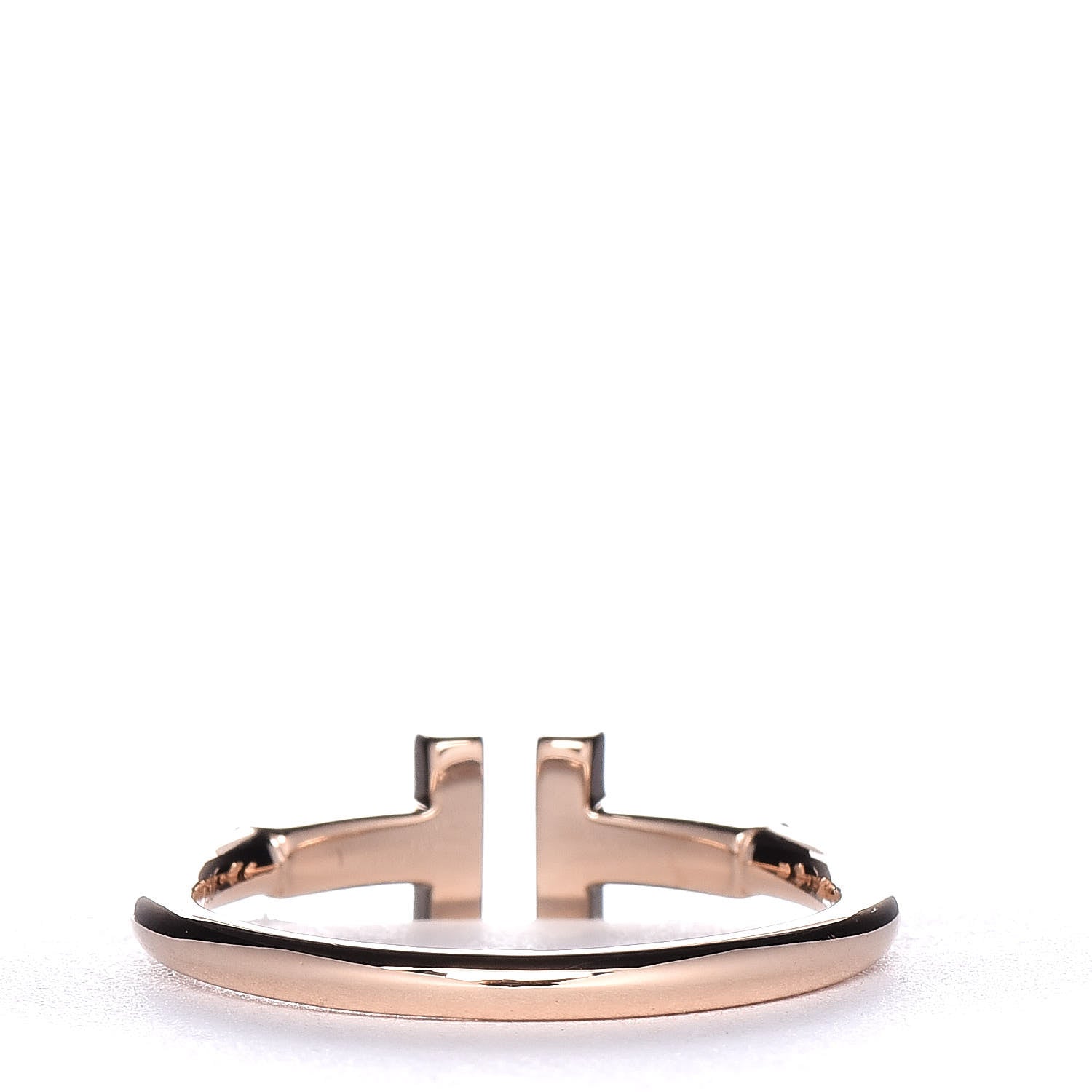 Tiffany 18K Rose Gold T Wire Ring 51 5.75 4 of 6