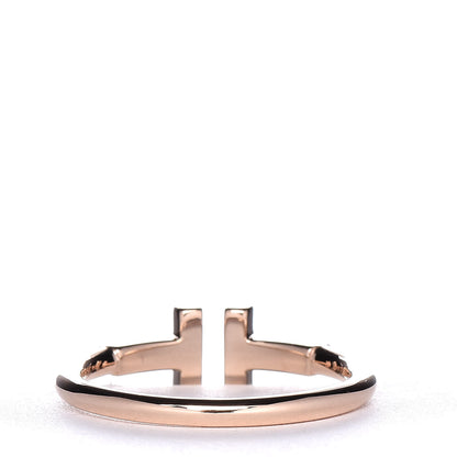Tiffany 18K Rose Gold T Wire Ring 51 5.75 4 of 6